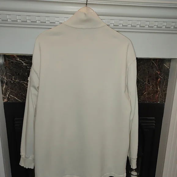 PARADISE COLLECTION 1/4 ZIP PULLOVER, CREAM XL - Picture 4 of 5
